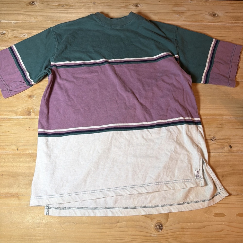 Vintage 90s RARE Christian Dior Monsieur Multicolor Designer Shirt Size L